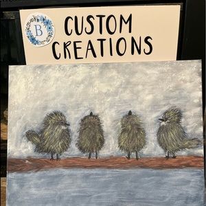 This is an original acrylic painting on a 11x14 canvas.